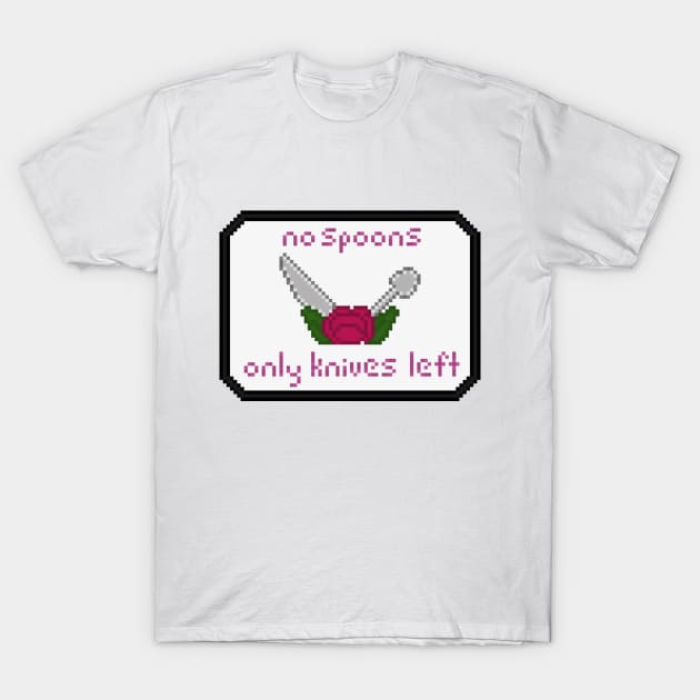 No Spoons T-Shirt by nochi